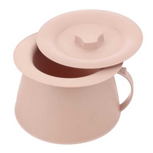 minkissy 厚手プラスチック製蓋付き尿バケツ 子供用小便器セット 滑り止め底設計採用 臭い隔離カバー付き 家庭用夜間用ポータブル便器 高齢者介護シーン対応