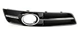 GRIGLIE FENDINEBBIA ANT SX NERA LUCIDA CROMATA COMPATIBILE CON AUDI A3 2008>2012, OEM 8P0807681AAT94