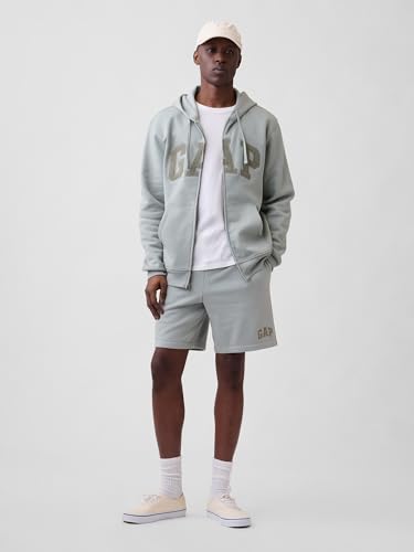 Image of Gap Men Embroidered Standard Fit Mid Rise Shorts