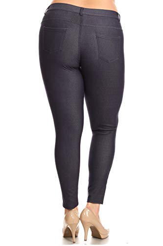 Image of YELETE Women's Basic Five Pocket Stretch Jegging Tights Pants