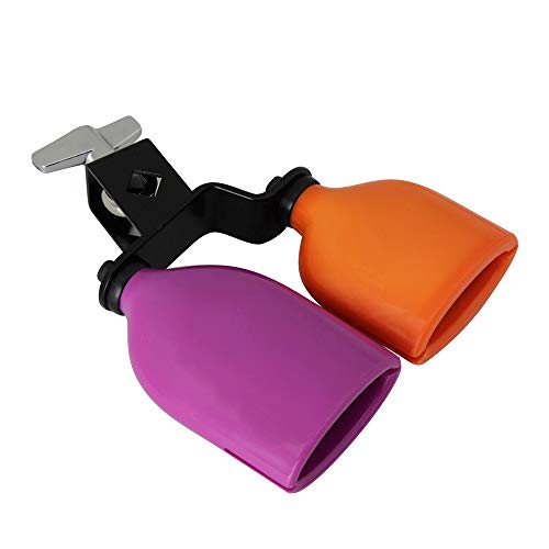 Moniss Conjunto De Campainha Bicolor Para Conjunto De Tambores De Tons Altos E Baixos Instrumentos D