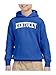 State of Kentucky College Style White Fashion Youth Hooded Sweatshirt, Royal, Small