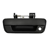 Tailgate Door Handle, Exterior Rear w/ Keyhole, Compatible with 2004-2012 Chevy Colorado & GMC Canyon & Isuzu i-280 / i-290 / i-350 / i-370 Replace# 80584, GM1915118 Tail gate Liftgate Latch Lock