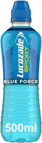 Lucozade Sport Isotonic Energy Drink 24x500ml (Blue Force)
