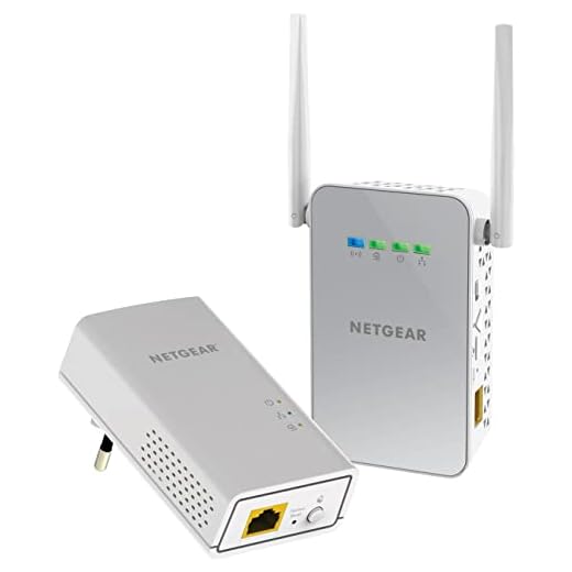 NETGEAR PLW1000, CPL WiFi 1000 Mbps avec 1 Port Ethernet, Prise CPL Fibre idéal pour avoir internet partout dans la maison et profiter du service Multi-TV, compatible avec toutes les box internet