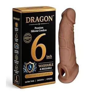 Generic Premium Dragons Con-dom, 6 Inch, Silicone, Textured - Image 2
