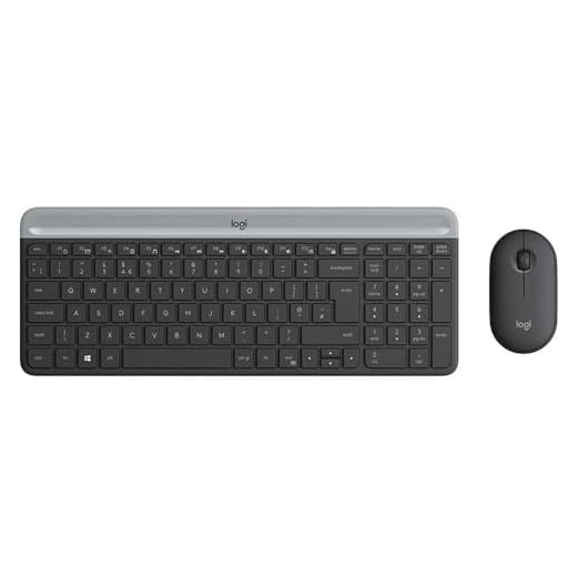 Logitech 920-009188 Trådlöst Tangentbord och Mus, Svart, En Storlek