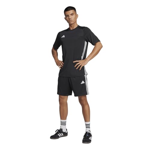 adidas T-shirt en jersey Tiro 25 Essentials pour homme, noir/blanc, XL