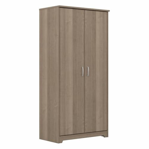 Bush Furniture Cabot Tall Storage Cabinet with Doors, Ash Gray
