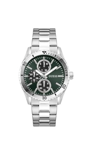 Montre Homme Guess Velocity en Acier Argenté : Idéale du Bureau aux Sorties Urbaines