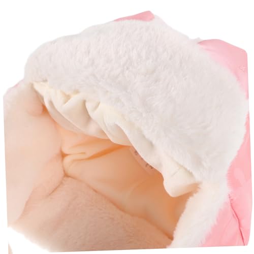 Boys/Girls Warm Outdoor Hat Trapper Cap Ear Muffs Windproof for Cold Days Comfortable Elastic Design Pink3