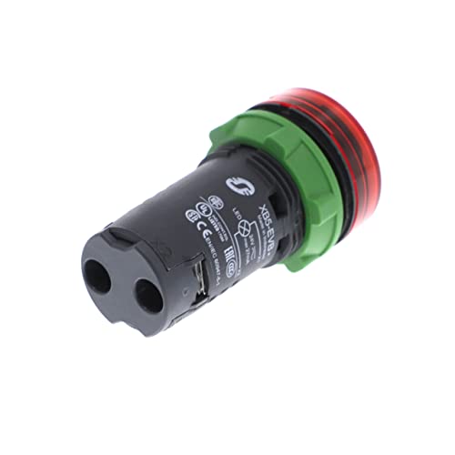 Piloto luminoso rojo monobloque 120V para paneles de control industrial 4