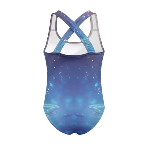 Image of Girls One-Piece Swimsuit for Swimming Lessons Beach Volleyball Pool Party Outdoor Training Quick Dry