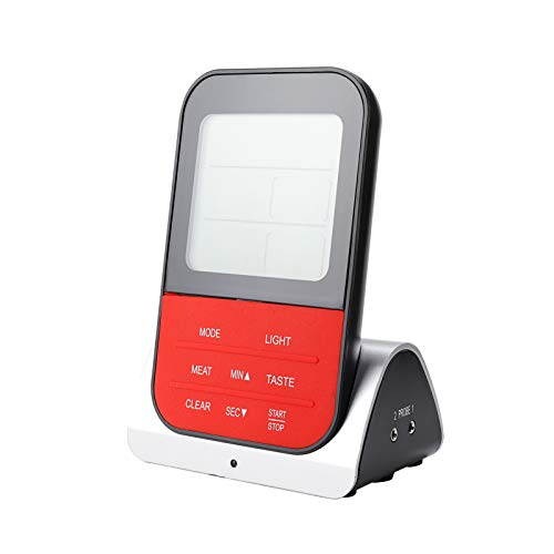 Termômetro de carne sem fio remoto para cozinhar churrasqueira termômetro Função de alarme retroilum