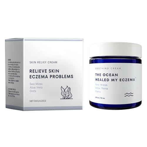 Crema Natural Oceánica, Crema Calmante Natural Para El Eccema, Para Pieles Sensibles Y Secas Body Soothing Cream