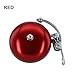 Aluminum Alloy Mini Retro for Bike Bell for Folding, Mountain, Road & Kids Bikes – Loud 90–100 dB Sound Handlebar for Ring（Silver）