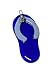 Cobalt Blue Flip Flop Handmade Fused Glass Christmas Ornament or Sun Catcher