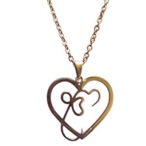 Ek Onkar Pendant Gold Plated Neck Chain Silver Plates Stainless Steel Sikh Logo Neck Chain For Men Women Punjabi Fashion Accessory For Sikh Gift Punjabi Khanda Logo Neck Chain For Women EkOnkar Necklace