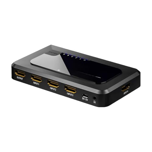 HDMI Switch 4 Input 1 Output 4K répartiteur deux en un et commutateur d'écran