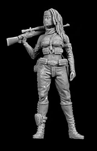 PANGCHENG 1/35 Modern Stalker Frauenfigur Historische Figur Resin Bausatz Unmontiert Unlackiert