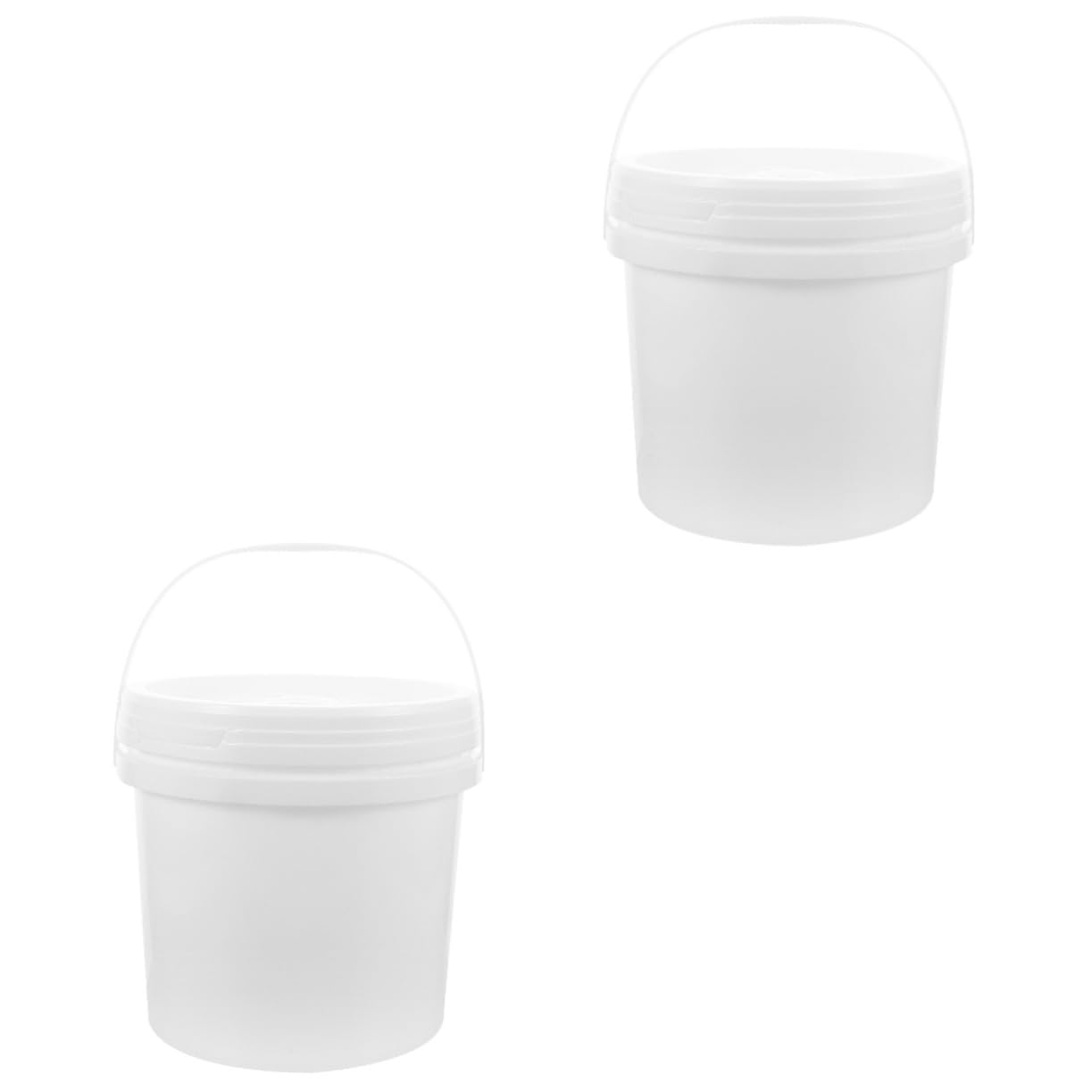 MAGICLULU Distributeur De Lingettes Ergonomique 2 Pièces Pour Salle De Bain Couvercle De Seau Rond Pour Lingettes De Voiture Support De Lingettes À Utiliser En Magasin
