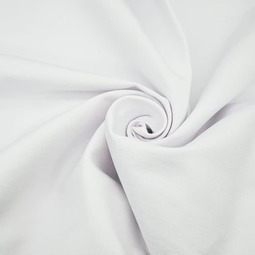 5 Yard 8 oz White Denim Fabric for Sewing, Crafting Stylish White Denim Fabric for Jean Material (60''x180'')