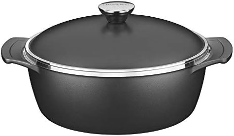 Tramontina Cacarola 30Cm 6,8L Lyon Preto - Aluminio Com Revestime...