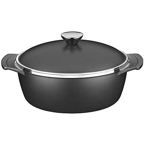 Tramontina 30 cm Aluminium Casserole 6.8L Cover