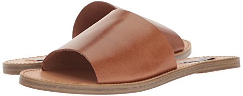 Steve Madden Women's Grace Flat Sandal, Cognac Leather, 8.5 M Us #TOP7