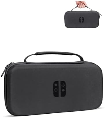 （09:00時点） 【2025年新版モデル用 ケース】 Switch2 ケース 高密度EVA防水 耐衝撃 ハードシェル スイッチ ゲームカード10枚収納 兼容Switch/有機ELモデル 収納バッグ ポーチ コンパクト 軽量 全面保護 保護カバー ポータブル 持ち運び 旅行