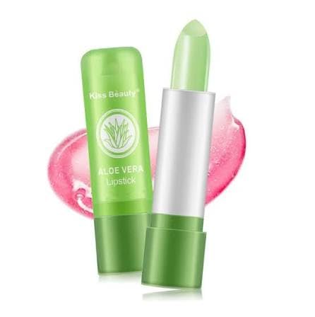 Aloe Vera Color Changing Lipstick | 99% Aloe Lip Balm | Long Lasting Pink Tint | Hydrating Moisture Lipstick | Natural Glow Lip Care-image-22