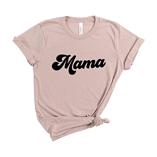 Verita Culture Mom And Dad Shirts Mama Dad Groovy Letter Printed In The Square Box T-Shirt Mama Graphic Tee Casual Short Sleeve Tops Tee thumb #8