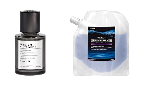カーメイト BLANG(ブラング) 車用 消臭芳香剤 【本体+詰替えセット】 NLシリーズ 置き型 【プレミアムホワイトムスクの香り】