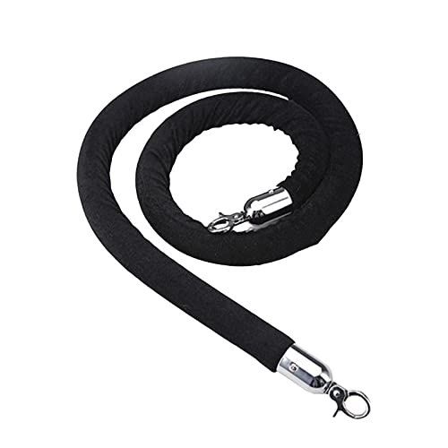 Mini corde en velours Queue Ber, cordon de contrôle de foule en flanelle douce pour théâtres et événements, 0,6 m à 2 m avec crochet en métal, corde VIP...