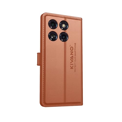 Image of Compatible with Motorola Edge 60 Stylus 5G Flip Cover | Leather Finish | Inside Pockets & Inbuilt Stand | Shockproof Wallet Style Magnetic Closure Back Cover Case