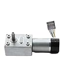 1 x JGY-370 Ender-Getriebemotor mit Schneckengetriebe, hoch, 6 V, 12 V, 24 V, Mini-Elektromotor, rechtwinkliges Getriebe, Reduzierstück, Grillroboter-Roboter (nur Motor, 66R, 24 V)