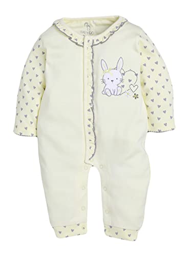 BABY GO 100% Pure Cotton Romper/Bodysuit/Sleepsuit for Baby Girls