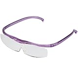 Hazuki ハズキルーペ コンパクト 1.85倍 クリアレンズ ニューパープル