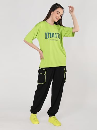 Image of CHKOKKO Casual Co ord Set For Women Stylish Summer Wear Cord Half Sleeves Round Neck Track Suit Coords Travelling Outfit Western Ladies Co ords