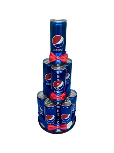 Regalo Gourmet. Tarta de latas de refresco Pepsi