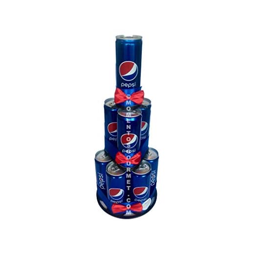 Regalo Gourmet. Tarta de latas de refresco Pepsi