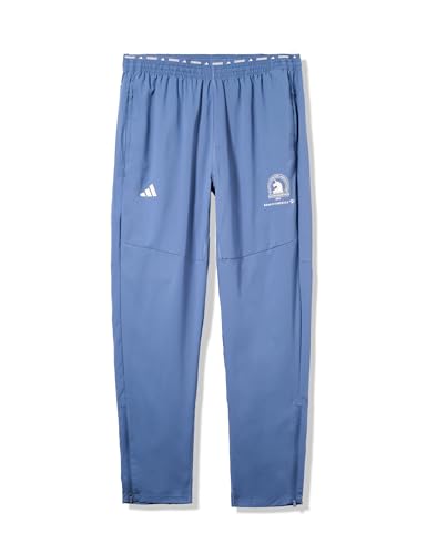 adidas Calça masculina Boston Marathon 2024 Own The Run Astro, Tinta pré-amada, G