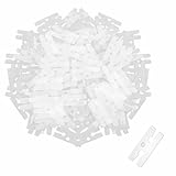 200 Stück Ballonverschlüsse Luftballon Verschluss Transparent Luftballonverschlüsse Schnellverschluss Wiederverwendbare Kunststoff Ballon Clips für Geburtstag