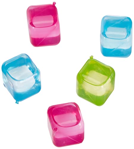 Cubo de hielo reutilizable Kikkerland, set de 30 colores miniatura 3