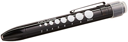 Prestige Medical 214-BLK Pupil Gauge Led Penlight, Black
