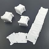 Plastic Embroidery Floss Bobbins, 128 Pcs Thread Friendship Bracelet String Organizer Holder, Embroidery Thread Cards Cross Stitch Bobbin,for Cross Cotton Thread Craft DIY Sewing Storage
