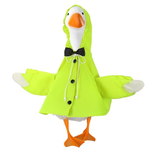 Cosblank Raincoat Goose Outfit Porch Goose Clothes For Cement Statue Porch Ou...