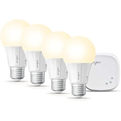 Sengled Smart Light Bulb Starter Kit, Smart Bulbs that Work with Alexa, Google Home, 2700K Soft White Alexa Light Bulbs, A19 E26 Dimmable Bulbs 800LM, 9 (60W Equivalent), 4 Bulbs with Hub, New