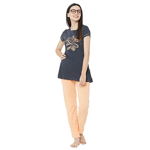Image of Sweet Dreams Women's Cotton Printed Night Suit Set