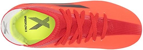 adidas X Speedflow.3 Firm Ground Soccer Shoe, Red/Black/Solar Red, 3 US Unisex Little Kid | Image 4